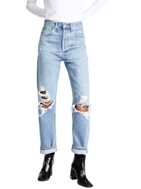 Women's Plus 32 Agolde 90's Mid Rise Loose Fit Jeans in Fall Out